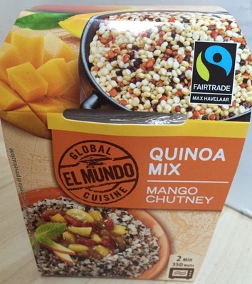 Global cuisine quinoa mix mango chutney