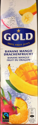 Banane Mangue Fruit du Dragon front packaging