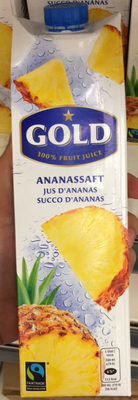 Jus d'ananas front packaging