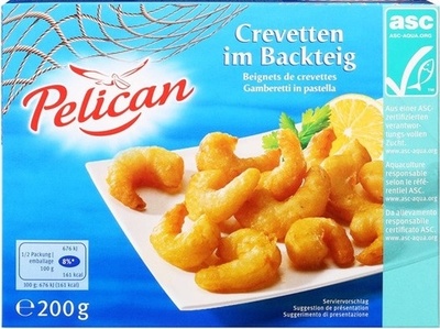 Crevetten im Backteig