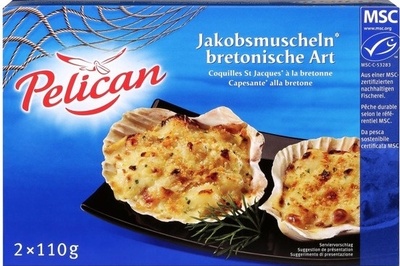 Scallop with Breton