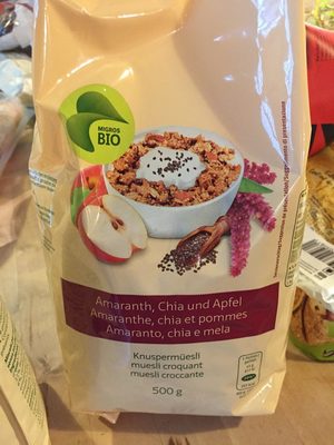 Migros Bio Knuspermüesli Amaranth Mit Chia Und Apfel