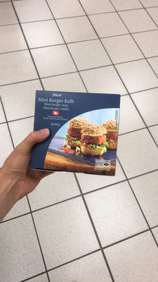 Mini burger veau