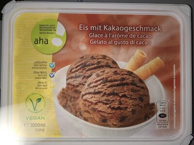 Glace à l'arôme de cacao