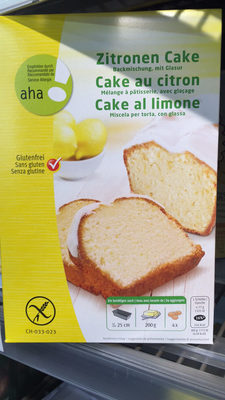 Cake au citron : Mélange à pâtisserie, avec glaçage