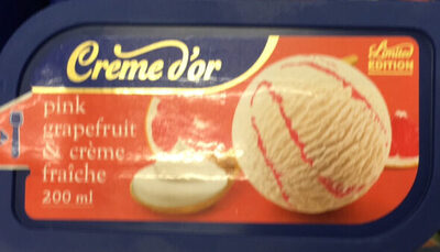 Pink grapefruit & crème fraîche