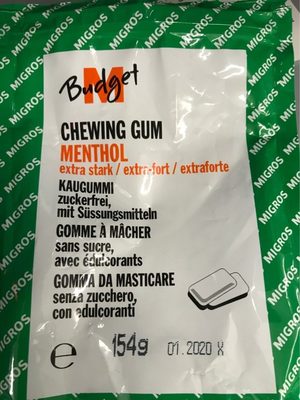 Chewing gum Menthol