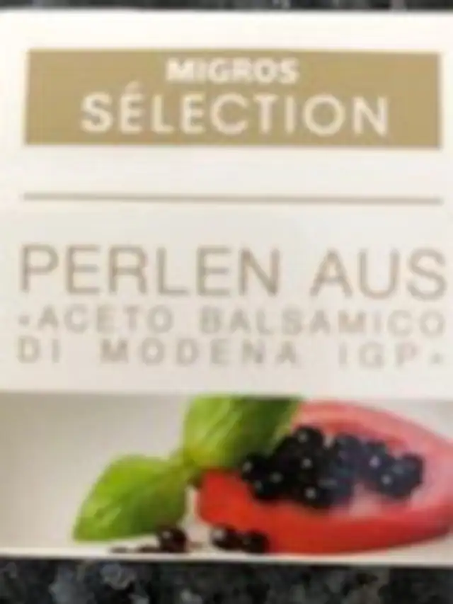 Perlen aus "Aceto Balsamico di Modena IGP"
