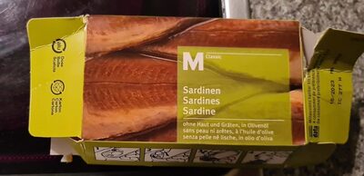 Sardinen (Sardina pilchardus) ohne Haut in Olivenöl
