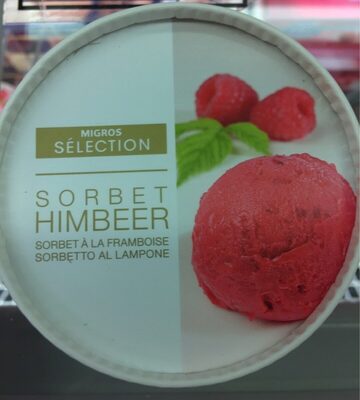 Sorbet framboise front packaging