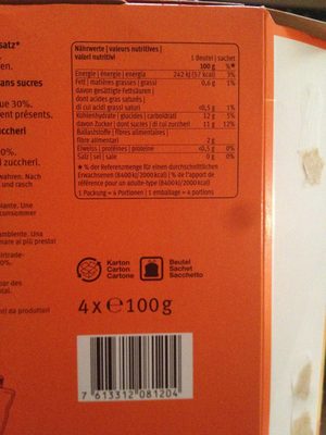 Compote de pomme et mangue front packaging