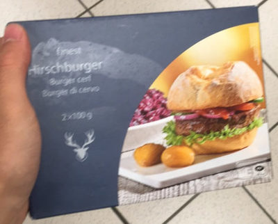 Deer burger