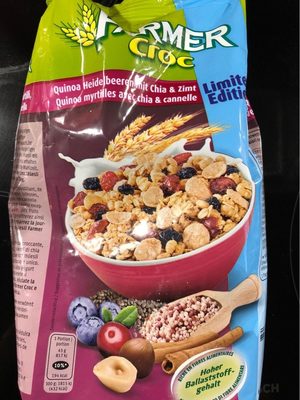 Quinoa myrtilles avec chia et cannelle