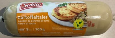 Galettes de pommes de terre front packaging