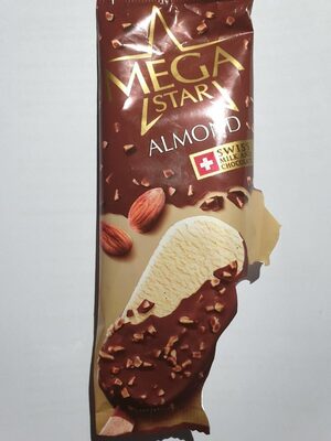 Mega Star Almond front packaging