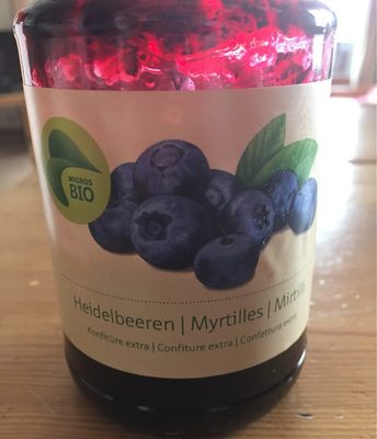 Confiture de myrtilles