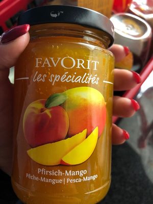 Favorit confiture pêche mangue