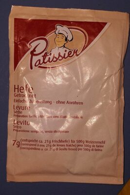 Levure Sèche Péparation rapide, utilisation sans dilution préalable front packaging