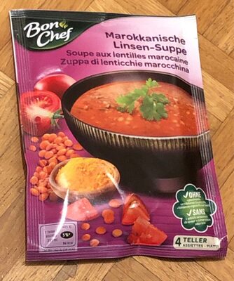 Marokkanische Linsen-Suppe front packaging