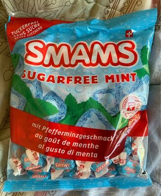 SMAMS Sugarfree Mint front packaging