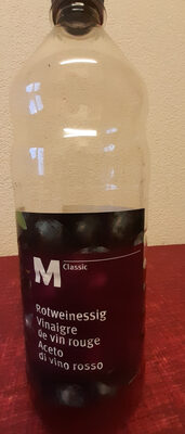 Vinaigre de vin rouge M Classic front packaging