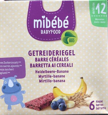 Barre Céréales Myrtille-Banane