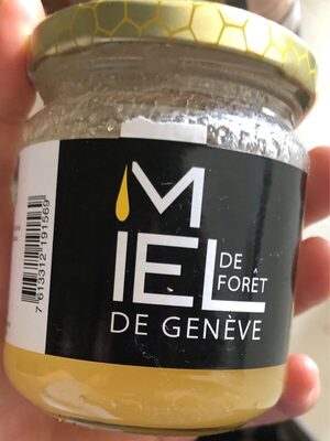 Miel de forêt de Genève front packaging