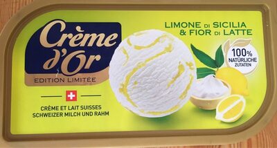Crème d'Or Limone di Sicilia & Fior di Latte front packaging