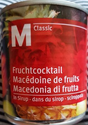 Macédoine de fruits front packaging