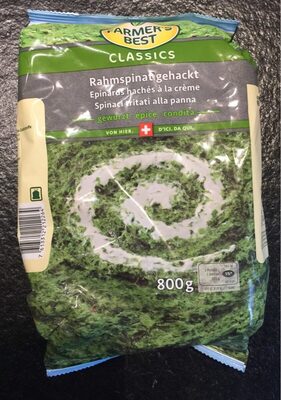 1/2 Rahmspinat gehackt