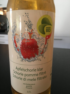 Schorle pomme filtré