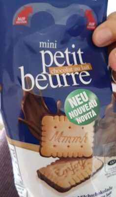 Mini petit beurre chocolat au lait front packaging