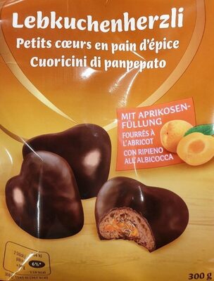 Petits cœurs en pain d'épice
