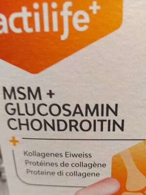 MSM glucosamin chondroitin front packaging