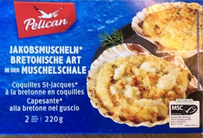 Coquilles St-Jacques a la bretonne front packaging