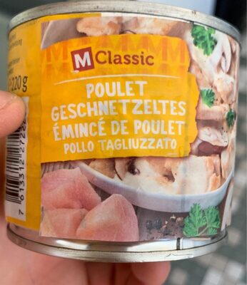 Pouletgeschnetzeltes front packaging