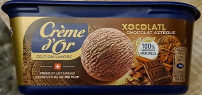 Crème d'Or - Édition limitée - Xocolatl (Chocolat aztèque) front packaging