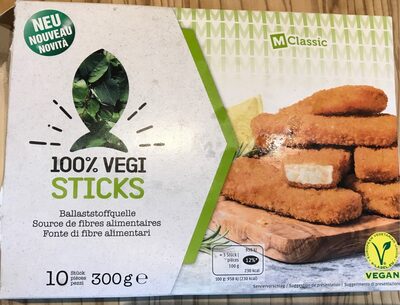 100% vegi sticks front packaging