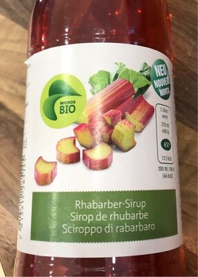 Sirop rhubarde
