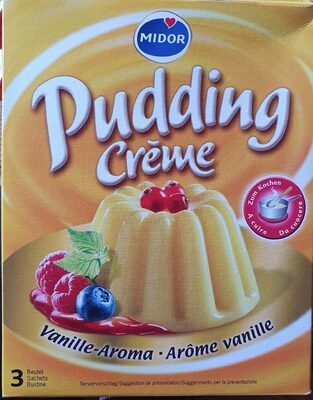 Pudding creme arome vanille