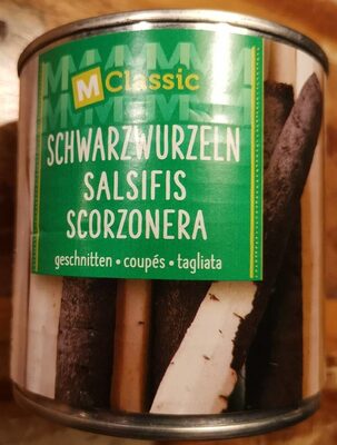 Schwarzwurzeln geschnitten