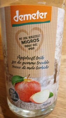 Apfelsaft trüb front packaging