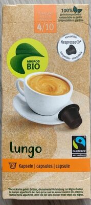 Capsule Lungo front packaging