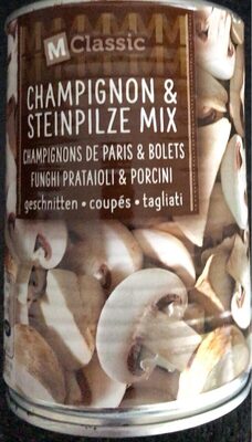 Champignons de Paris & bolets coupés
