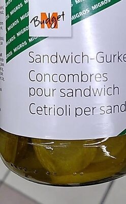 Concombres pour sandwich
