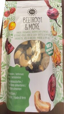 Trockenfrucht-Nussmischung mit Randen