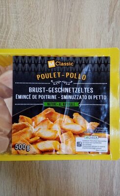 Pouletfleisch front packaging