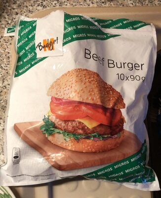 Beef Burger front packaging