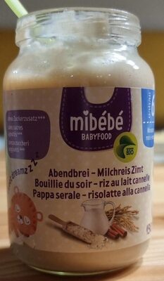 Bouillie du soir - riz au lait cannelle