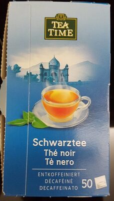 Tè nero front packaging